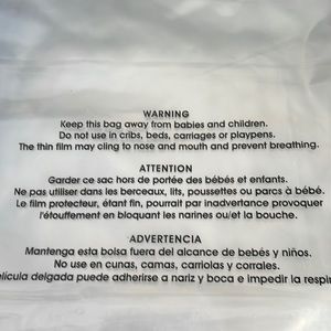 FREE- Plastic zip bags.